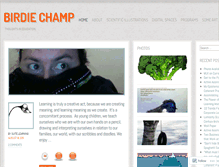Tablet Screenshot of birdiechamp.com